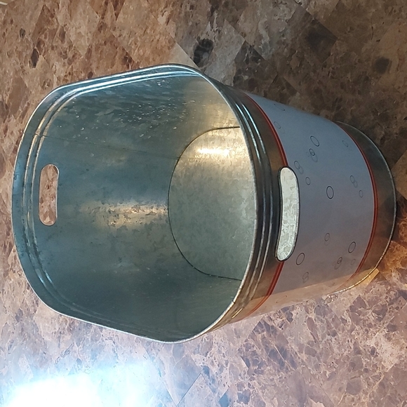 Coca Cola Ice Bucket Oval Galvanized Metal Tin Party Tub Cooler Vintage Decor - Picture 4 of 6